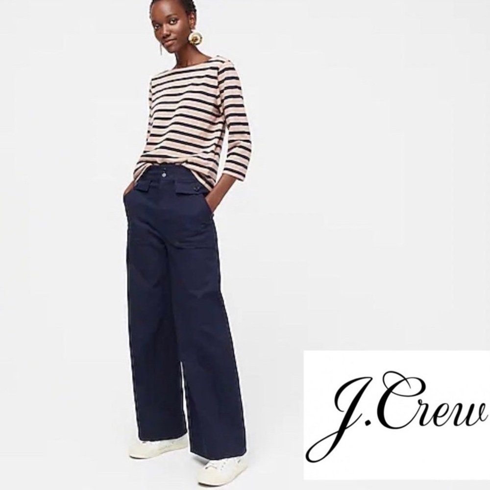 J.crew Striped Boatneck T-shirt